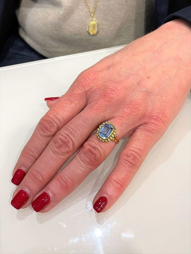 Bague BAGUE TOPAZE MODERNE 58 Facettes 046191