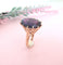 Bague Bague Grenat rhodolite violet 58 Facettes AA1609
