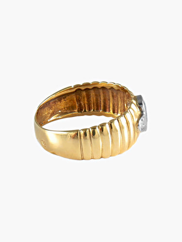 Bague 49 Bague Jonc Godron Saphir 58 Facettes