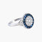 Bague Bague style Art Déco Diamants Saphirs 58 Facettes