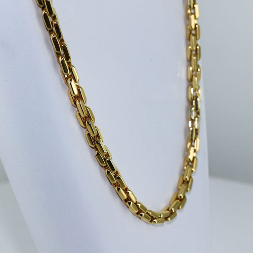 Collier Collier maille fantaisie fermoir saphir 58 Facettes