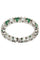 Bague ALLIANCE ÉMERAUDES ET DIAMANTS 58 Facettes 044261