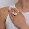 Bague 55 DIOR - Bague Pré Catelan Corail Saphirs Roses 58 Facettes FL245
