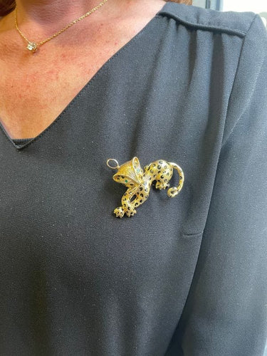 Broche BROCHE PANTHÈRE FRED "OMBRE FÉLINE" 58 Facettes 058161