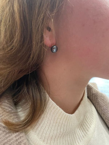Boucles d'oreilles DORMEUSES PERLES DE TAHITI 58 Facettes 045051