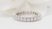 Bague 54 Alliance tour complet en or blanc et diamants 1,20ct 58 Facettes 32490