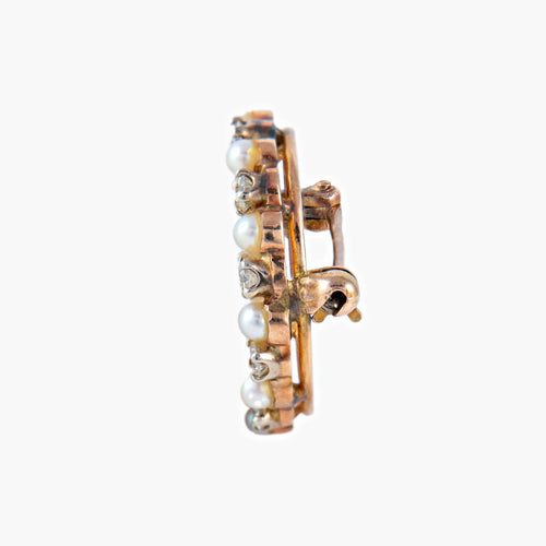 Broche Broche Perles Diamants 58 Facettes