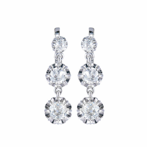 Boucles d'oreilles Boucles d'oreilles Dormeuses Diamants 58 Facettes 788.11