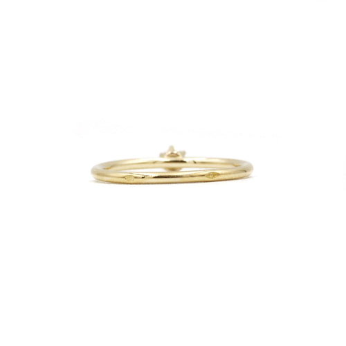Bague 53 Solitaire Or jaune & Diamant 0.10ct 58 Facettes 220334R