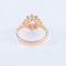Bague Bague Marguerite Or rose Diamants 58 Facettes