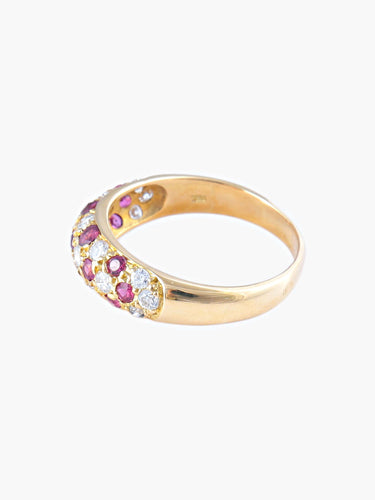 Bague 60 Bague  Rubis Diamants 58 Facettes