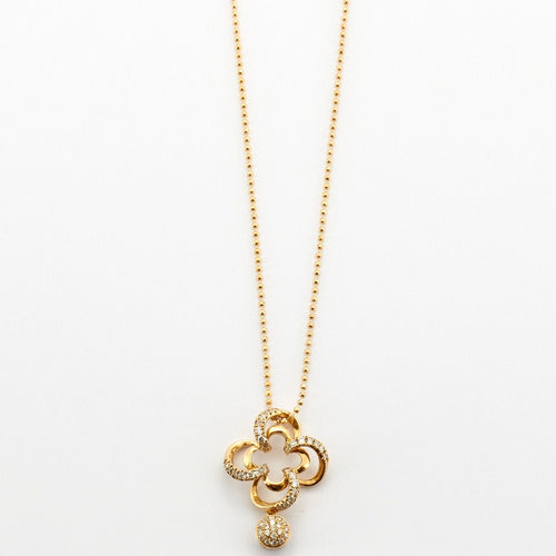 Collier Collier Or jaune Diamants 58 Facettes