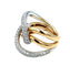 Bague Verdi. Bague 2 ors et diamants 58 Facettes