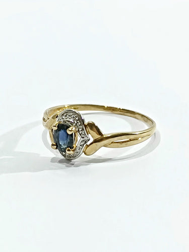 Bague 58 Bague Or Et Saphir 58 Facettes 3092/1