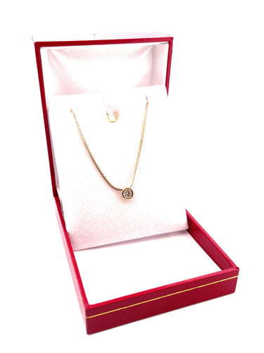 Collier Collier solitaire Or Diamant 58 Facettes