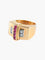 Bague Bague Tank Diamants et pierres rouges 58 Facettes