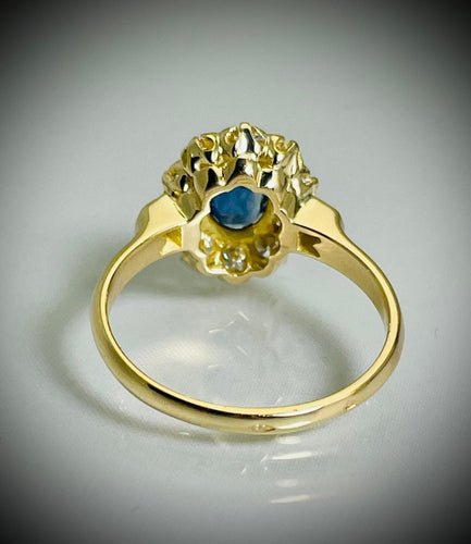 Bague Bague Pompadour Saphir et Diamants 58 Facettes