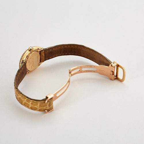 Montre CARTIER - Baignoire Or Jaune et Diamants 58 Facettes