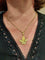 Pendentif Pendentif feuille, en or jaune 58 Facettes 063411