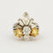 Bague 53 Bague Couronne Diamants 58 Facettes