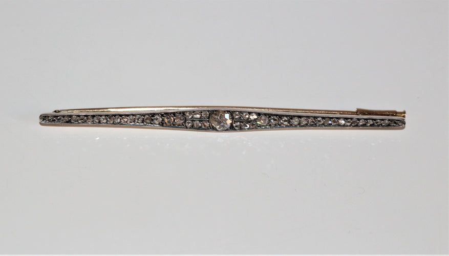 Broche Broche-barrette Art Déco diamants 58 Facettes 482