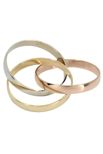 Bague 50 ALLIANCE 3 ANNEAUX 3 ORS 58 Facettes 046611