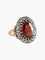 Bague Bague Pompadour Grenat Diamants 58 Facettes