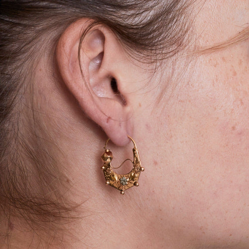 Boucles d'oreilles Créoles Savoyarde Or 58 Facettes