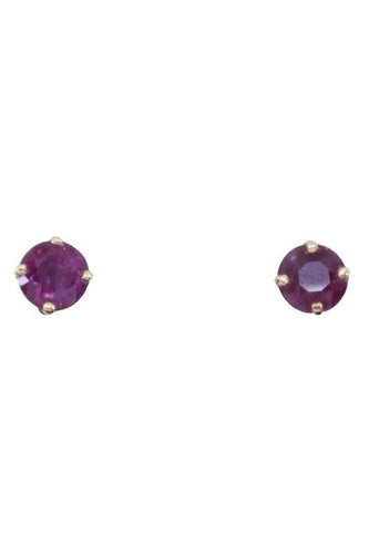 Boucles d'oreilles Clous d'oreilles Or jaune Spinelles 58 Facettes 082341