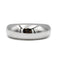 Bague 52 Bague jonc en or blanc 58 Facettes 230043R