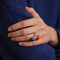 Bague 51 Boucheron - Bague Serpent Bohème Corail et  Lapis lazuli 58 Facettes