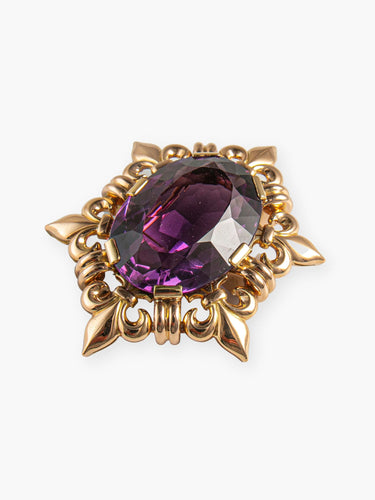 Broche Broche Royale Améthyste 58 Facettes