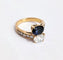 Bague 47 Bague toi et moi saphir et diamants 58 Facettes 1-701/1