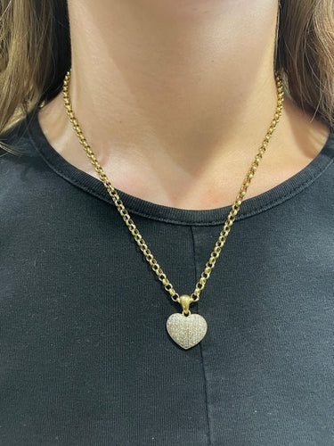 Pendentif PENDENTIF MODERNE COEUR 58 Facettes 057031