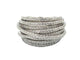 Bague MESSIKA. Bague "Gatsby Méli-Mélo" or blanc et diamants 58 Facettes