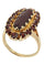 Bague BAGUE MARQUISE ANCIENNE GRENATS 58 Facettes 052441