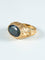 Bague 50 Bague or jaune et saphir 58 Facettes