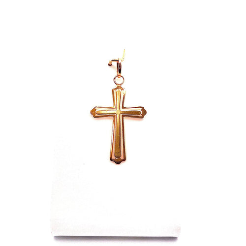 Pendentif Pendentif croix ajourée or jaune 58 Facettes