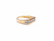 Bague 56 Bague jonc, or jaune, diamants 58 Facettes RA-452/6