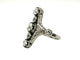 Bague 55 Bague Art-Deco, or, platine et diamants 58 Facettes