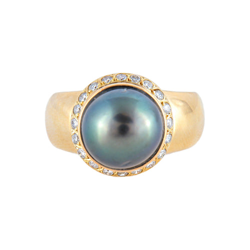 Bague 60 Bague Perle de Tahiti & diamants 58 Facettes 466