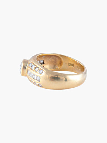 Bague 52.5 Bague Jonc Diamants 58 Facettes