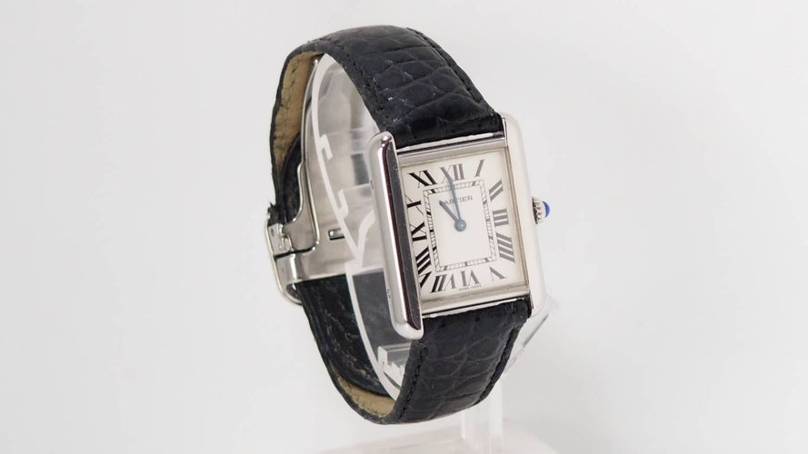 Montre Cartier - Montre Tank Solo en acier 58 Facettes 32152