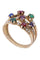 Bague 53 BAGUE TUTTI FRUTTI NAPOLÉON III 58 Facettes 069381