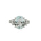 Bague 53 Bague Aigue-marine Diamants 58 Facettes