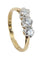 Bague BAGUE ANCIENNE JARRETIÈRE DIAMANTS 58 Facettes 053811