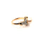 Bague 54 Bague vintage or jaune et perle de culture 58 Facettes 3635