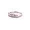 Bague Alliance ancienne en Or blanc & diamants 58 Facettes