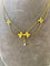 Collier Collier Art Nouveau Draperie Trèfles à Quatre Feuilles 58 Facettes