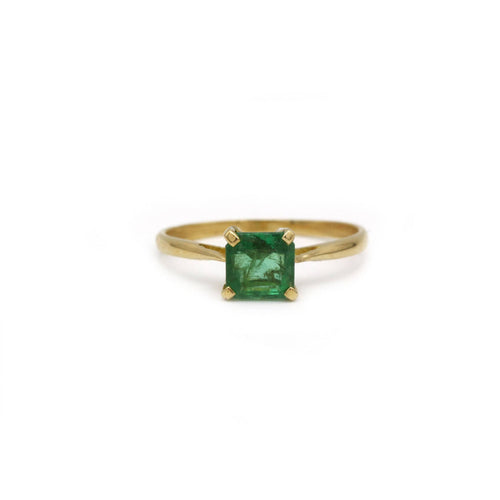 Bague 55 Bague Solitaire Emeraude 58 Facettes 230208R